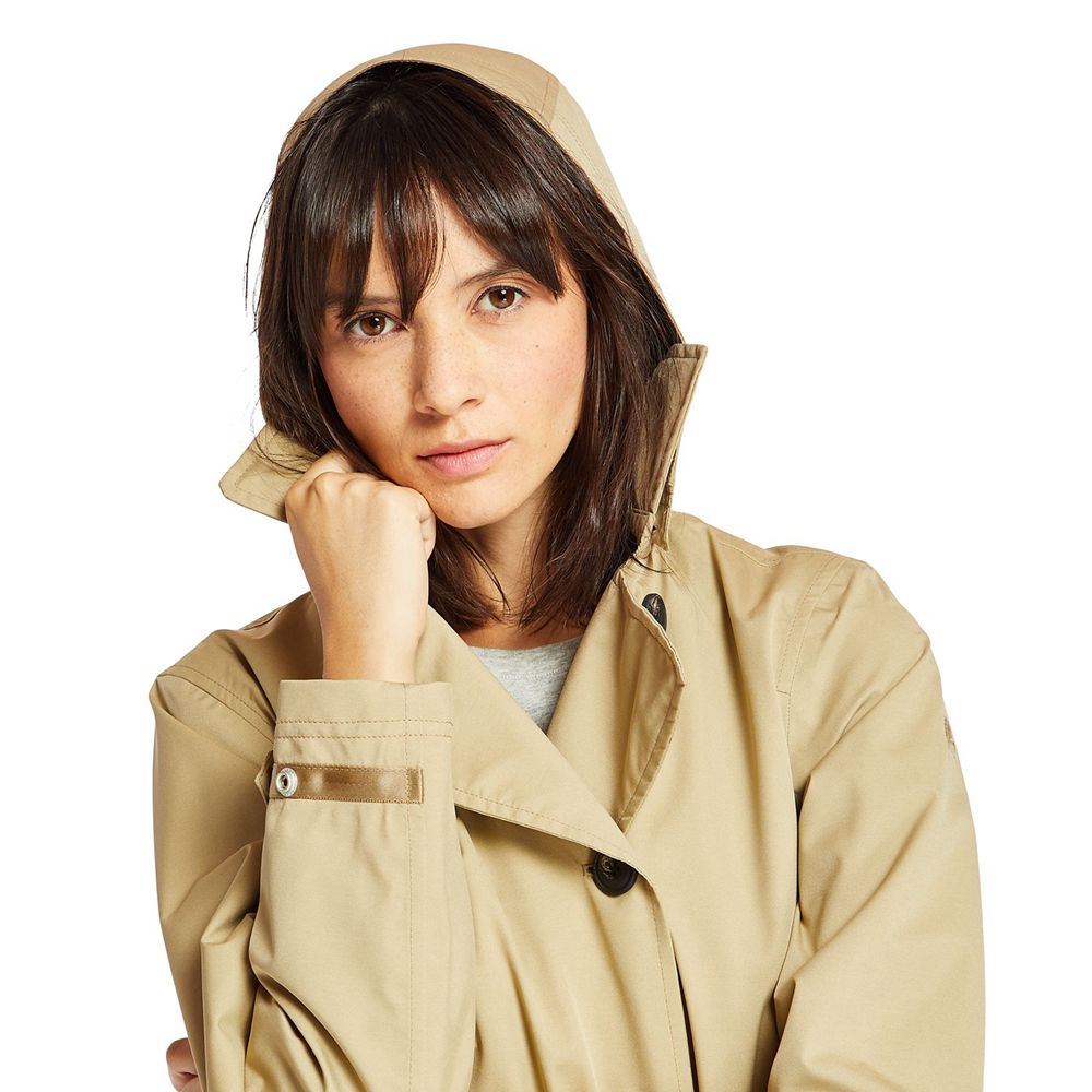 Casaco Feminino - Timberland Classic Impermeavel Trench - FLEXW5401 - Caqui